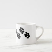 Vlekken van dieren espresso kop (Rechts)