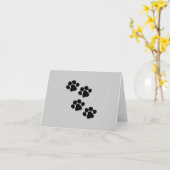 Vlekken van dieren kaart (Gele Bloem)