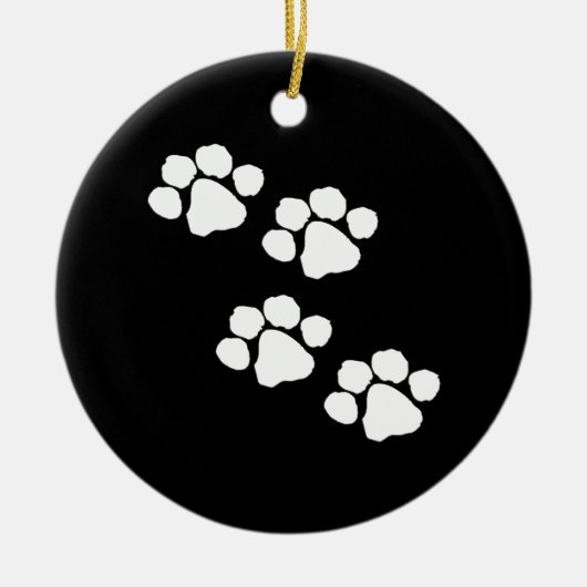 Vlekken van dieren keramisch ornament (Voorkant)