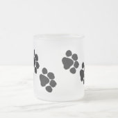 Vlekken van dieren matglas koffiemok (Center)