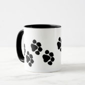 Vlekken van dieren mok (Voorkant links)