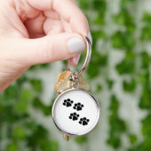 Vlekken van dieren sleutelhanger (Hand)