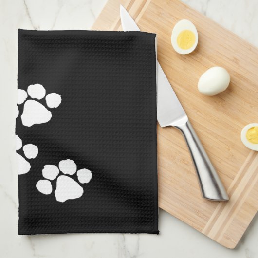 Vlekken van dieren theedoek (Quarter Fold)