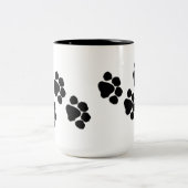 Vlekken van dieren tweekleurige koffiemok (Center)