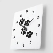 Vlekken van dieren vierkante klok (Hoek)