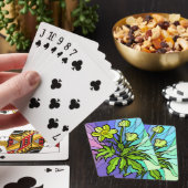 Vlekken van glas Daisy-spelkaarten Pokerkaarten (Insitu)