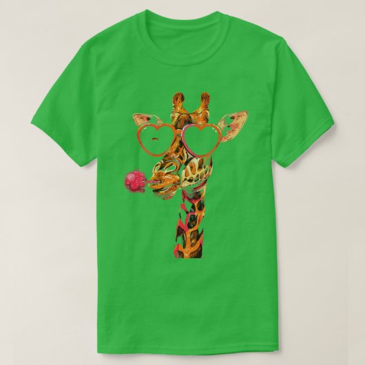 Vlekken van vreugde De Giraffe Weg T-shirt (Design voorkant)