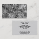 Vlekken visitekaartje grijs (Voorkant / Achterkant)