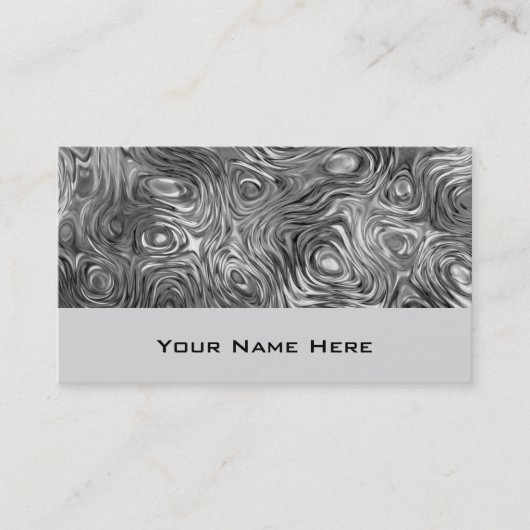 Vlekken visitekaartje grijs (Voorkant)