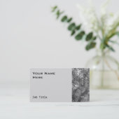 Vlekken visitekaartje zijgrijs (Staand voorkant)