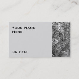 Vlekken visitekaartje zijgrijs