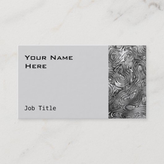 Vlekken visitekaartje zijgrijs (Voorkant)