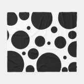 Vlekkerig patroon fleece deken (Voorkant (Horizontaal))