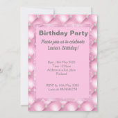 vlekparels elegant verjaardagsaangepast kaart (Achterkant)