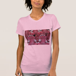 Vlekte dieren in pretpark t-shirt