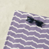 Vlekte Zigzag Beach Towel Strandlaken (In situ)