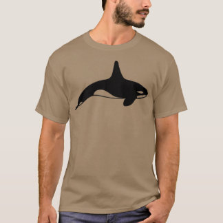 Vlekwalvis in zwart-wit t-shirt