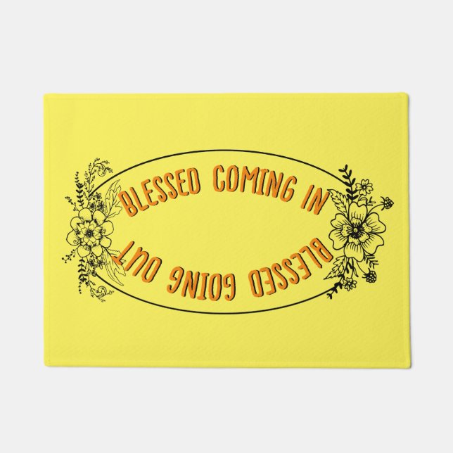 Vlentekoraal ontdaan van de ingewanden deurmat (Voorkant)