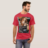 Vlesh and Steel V4 design klassiek t-shirt (Voorkant volledig)