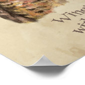 Vleugel het met houding Uil Sassy Attitude Print (Hoek)