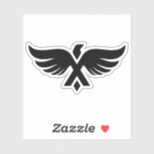 Vleugel Letter X Monogram Sticker (Vel)
