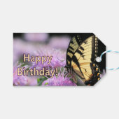 Vleugelaar van de bivlinder cadeaulabel (Voorkant (Horizontaal))