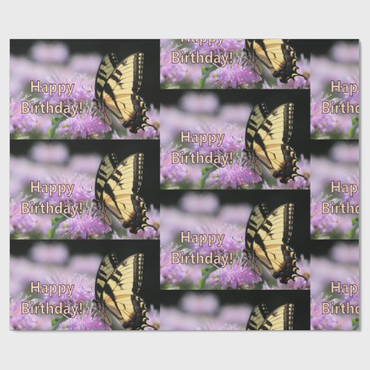 Vleugelaar van de bivlinder cadeaupapier (Vlak)