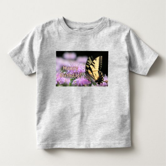 Vleugelaar van de bivlinder kinder shirts (Voorkant)
