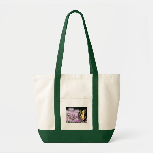 Vleugelaar van de bivlinder tote bag (Voorkant)