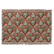 Vleugeldekens met maapelbladeren