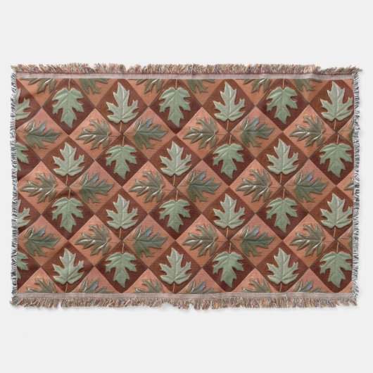 Vleugeldekens met maapelbladeren deken (Voorkant)