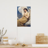 Vleugelfiguur, beroemd schilderij poster (Keuken)