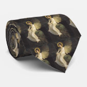 Vleugelfiguur gezeten op een rots van Abbott Thaye Stropdas (Opgerold)