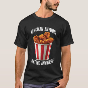 Vleugelman Elke Vleugel Elke Tijd Elke Plaats Kip  T-shirt