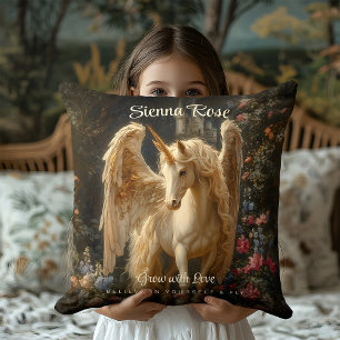 Vleugelpaard  Renaissance vergulde eenhoorn Kussen