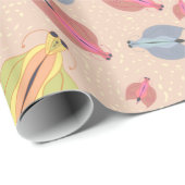 Vleugelpatroon Cadeaupapier (Rol Hoek)