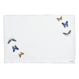 Vleugelpilootset voor vlinderpatroonpatroon kussensloop