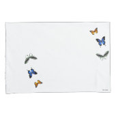 Vleugelpilootset voor vlinderpatroonpatroon kussensloop (Voorkant-Rechts)