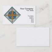 vleugelroos visitekaartje (Voorkant / Achterkant)