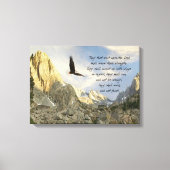 Vleugels als adelaars Jesaja 4o Canvas Afdruk (Voorkant)
