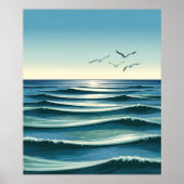 Vleugels boven de Golven Poster (Voorkant)