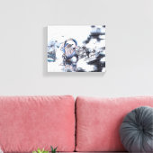 Vleugels boven het dok: een vreedzame ontsnapping canvas afdruk (Insitu (Woonkamer))