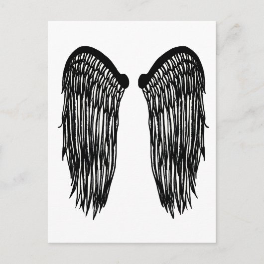 vleugels briefkaart (Voorkant)