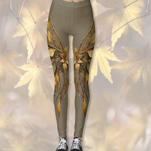 Vleugels en bladeren leggings