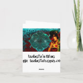 vleugels feestdagen kaart (Achterkant)