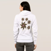 vleugels flora hoodie (Achterkant volledig)