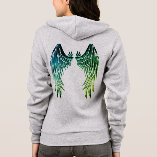vleugels hoodie (Achterkant)