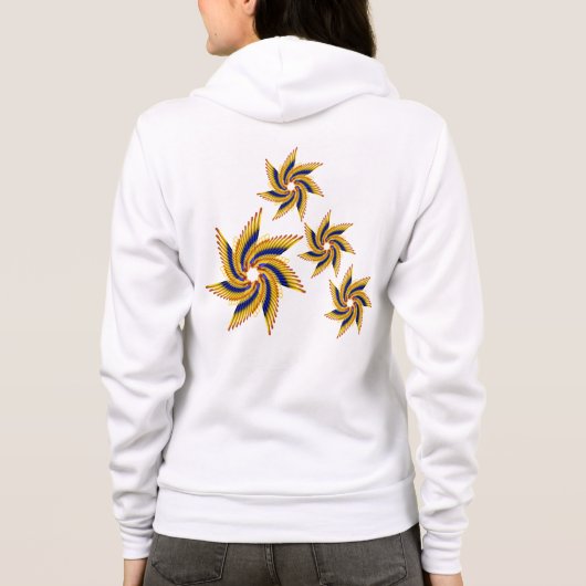 vleugels hoodie (Achterkant)