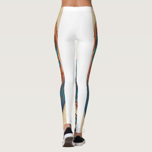 "Vleugels in beweging" Leggings (Achterkant)
