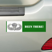 vleugels in de lucht, BEN HIER! Bumpersticker (Op auto)